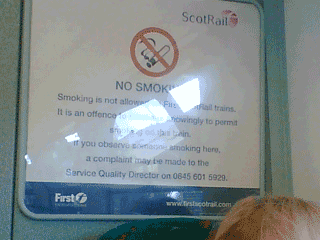 No smoking sign - Scotland