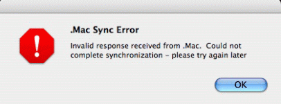 Sync error